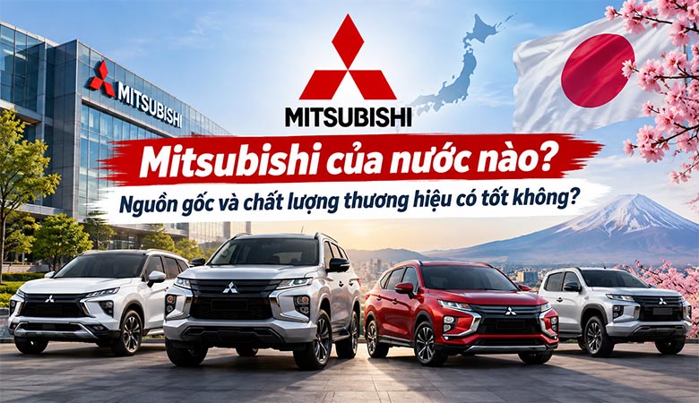 Mitsubishi của nước nào? Nguồn gốc và chất lượng thương hiệu có tốt không?